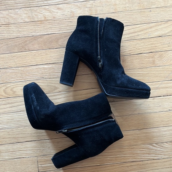 MADEWELL suede bootie pumps - Picture 2 of 3